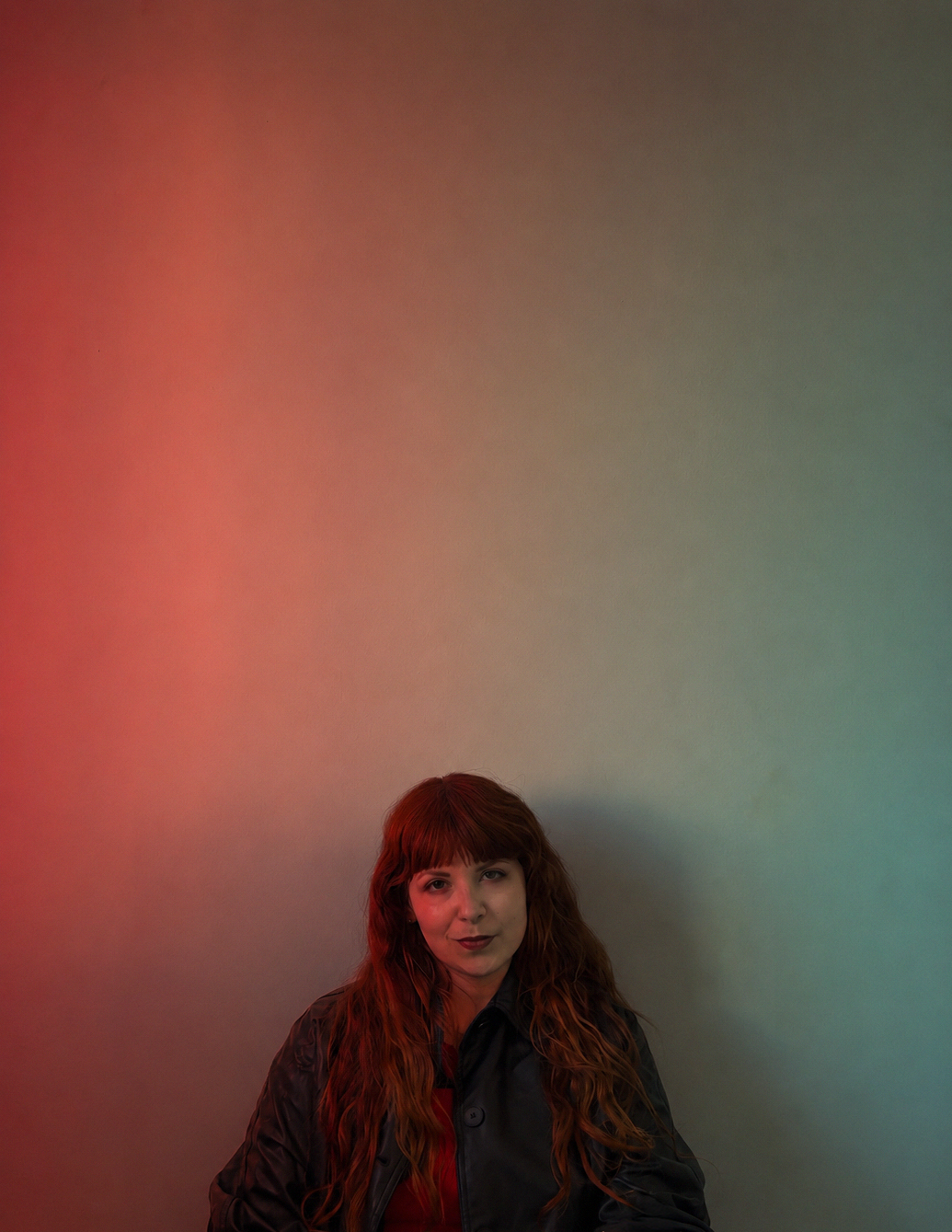 Portrait of Amy Azzopardi in her editing suite